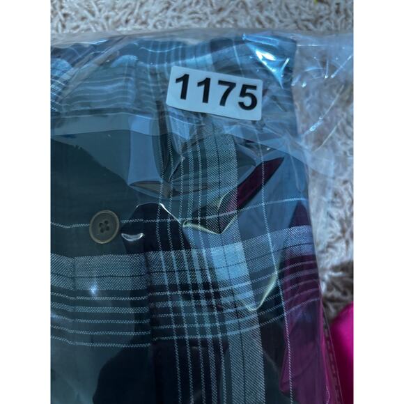 J.Jill Rayon Green Plaid Tunic Button top Pockets womens petite S cowgirl boho - Picture 10 of 10